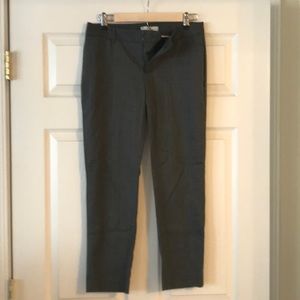 Gap Gray Herringbone slim Cropped Pant - Size 0